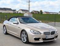 BMW Seria 6 650i Cabrioa M-Pakiet V8 Europa Zadbane Kamery360 Dociągi HUD ZAMIANA