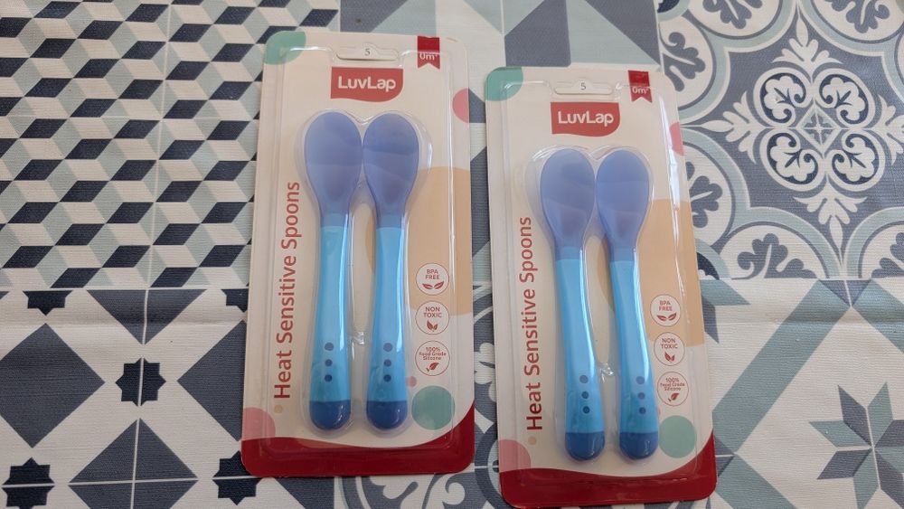 [Novo] Pack 4 Colheres Bebe Silicone