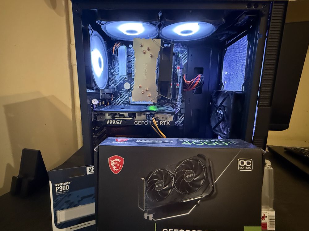 Б/у компютер Rtx 4060 ti(gb) ryzen 7 5700x