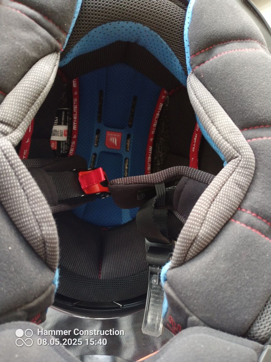 MT Helmets Atom 2 kask motocyklowy rozm. S szczękowy - stan bdb