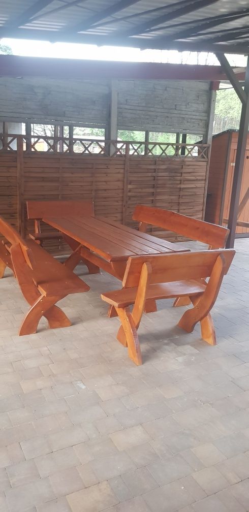 Meble ogrodowe, stół ławki, dostępne od ręki