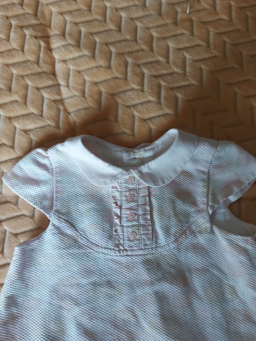 Vestido com padrão 18-24 meses