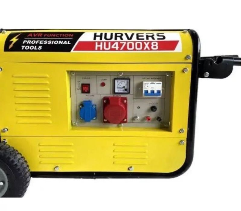 Генератор 3кВт бензиновий Hurvers HU4700X8