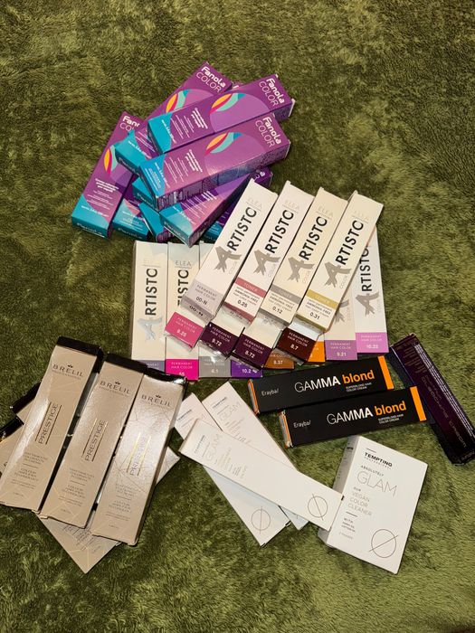 Продаю все, фарба для волосся, кислотна змивка, набор для колориста