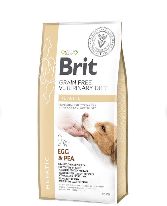 Brit Veterinary Diet Hepatic Лечебный корм для собак болезни печени