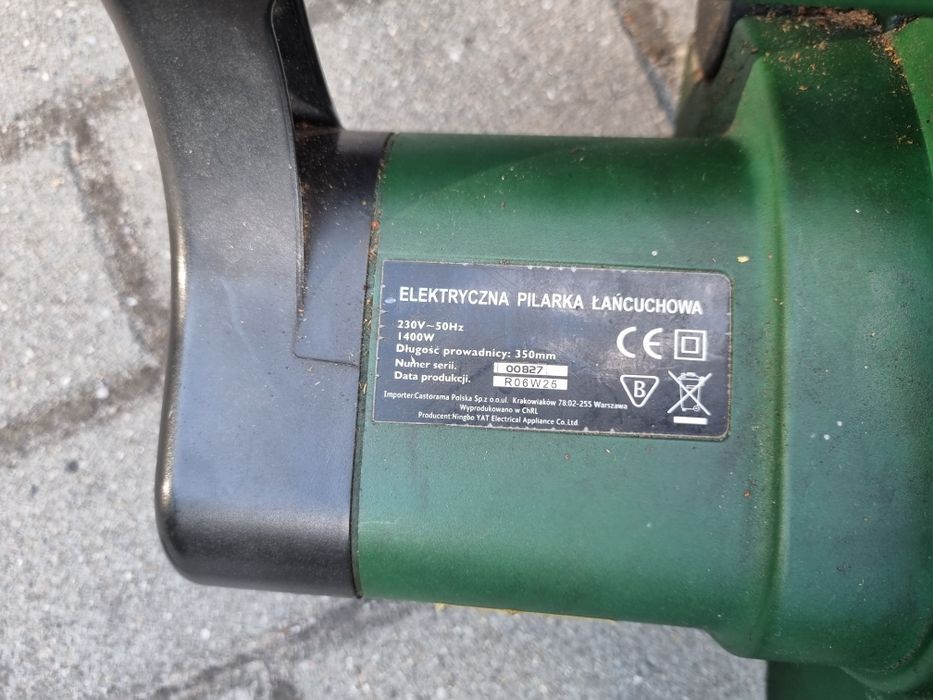 Piła pilarka łańcuchowa 230V 1400W 350mm Castorama