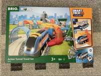 Kolejka BRIO ® WORLD Action Tunnel Travel Set