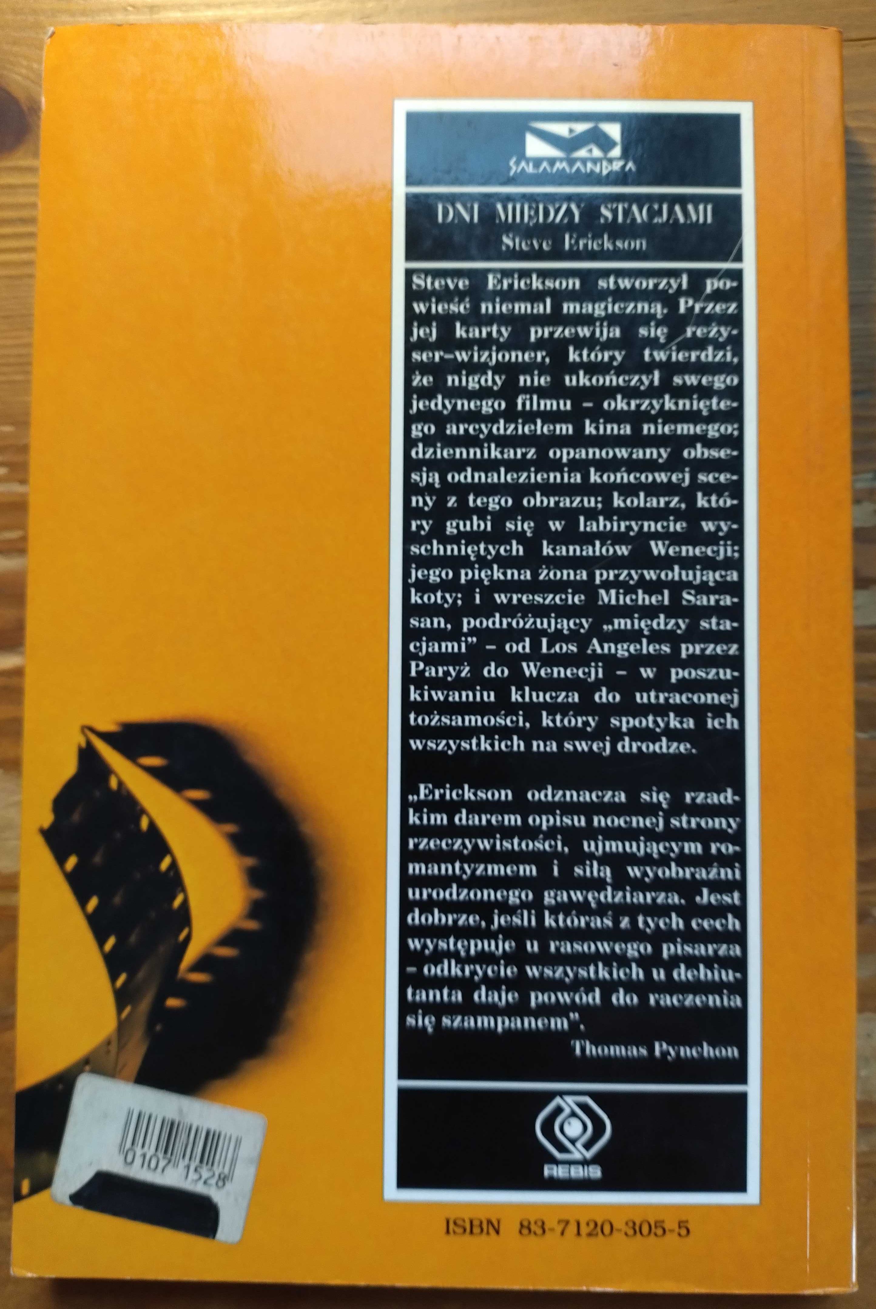 Dni między stacjami - Steve Erickson, seria Salamandra