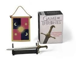 Game of Thrones Guerra dos Tronos - espada Oathkeeper + emblema - NOVO