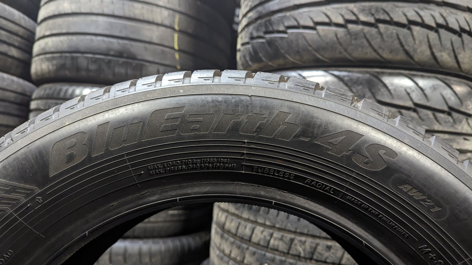 Шина 205/60 R 16 Yokohama BluEarth 4S. Одне колесо. Розпаровка.