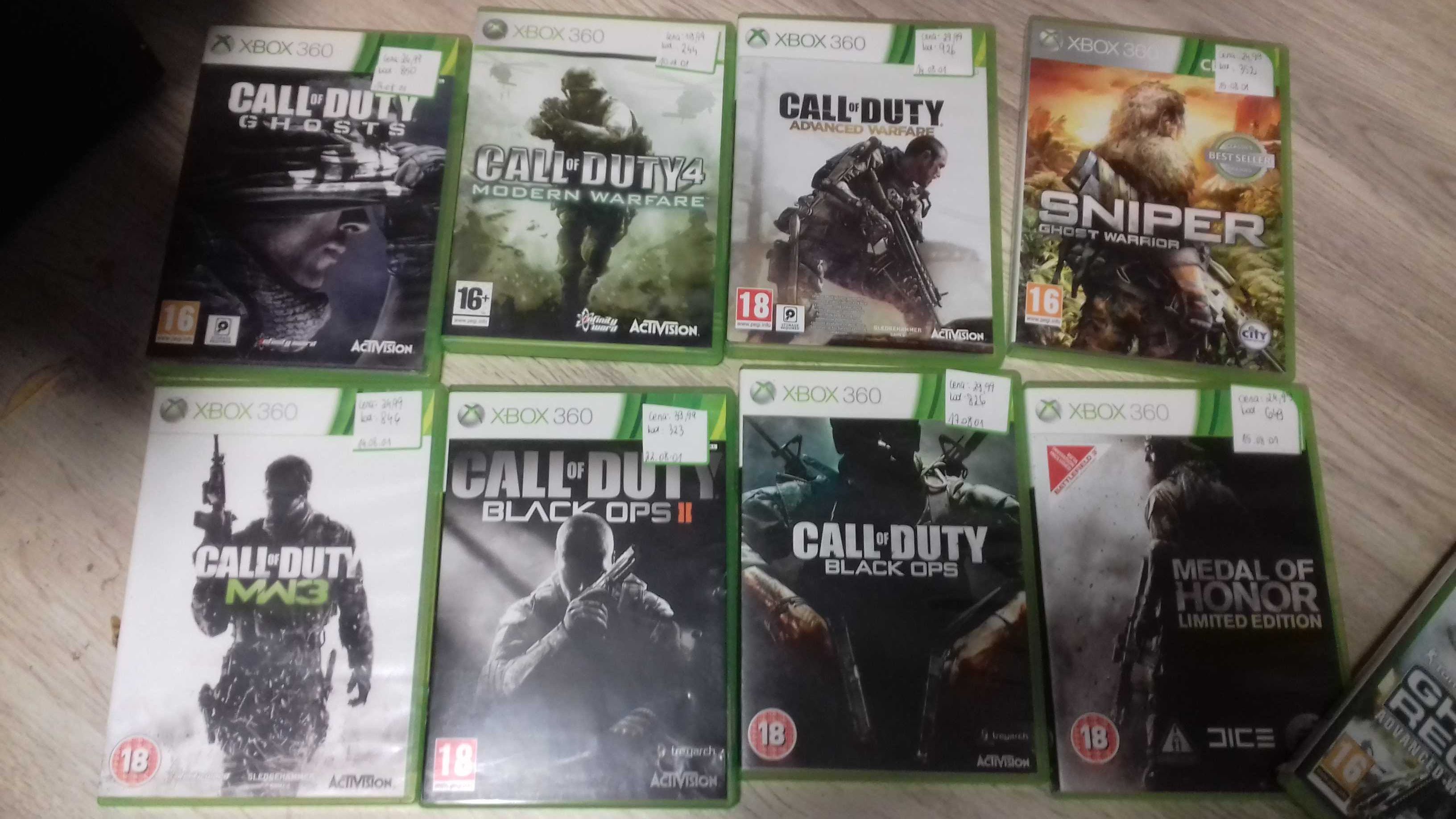 Call of duty xbox 360, medal of honor xbox 360, sniper xbox 360