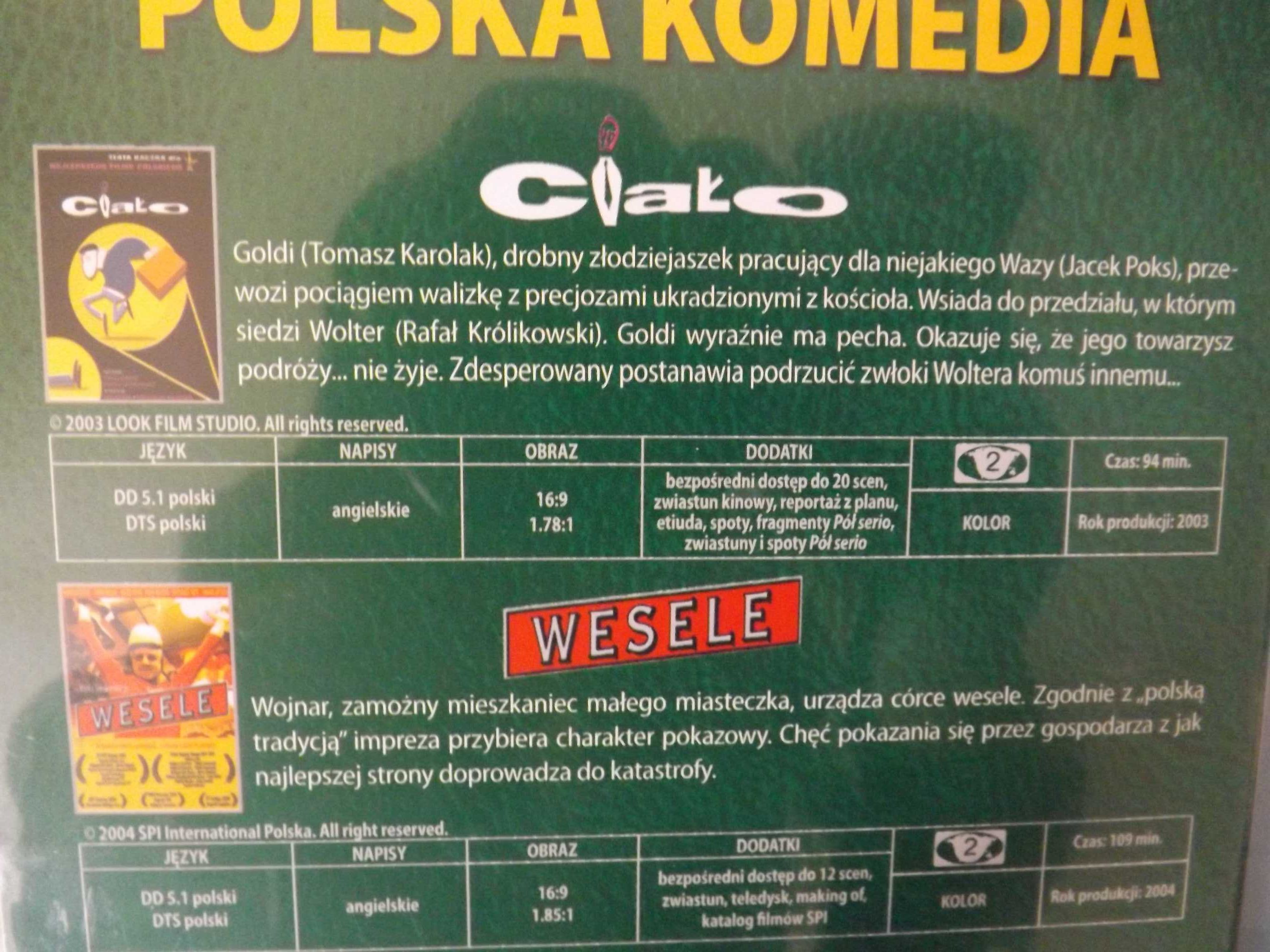 Wesele- Smarzowski- Cialo - Wtorek- polska komedia dvd