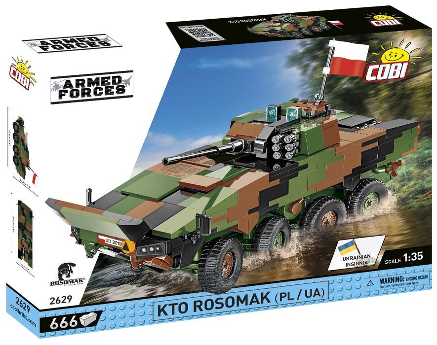 Klocki Cobi 2629  Polski Kołowy Transporter Opancerzony Kto Rosomak