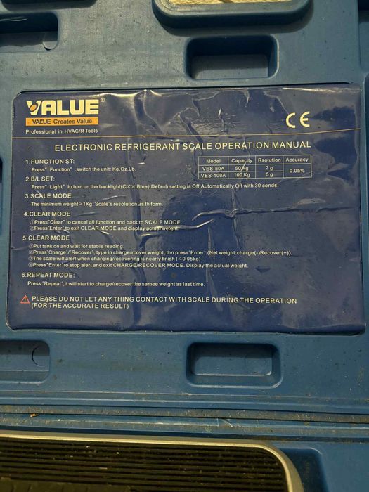 waga chłodnicza Value VES-100A