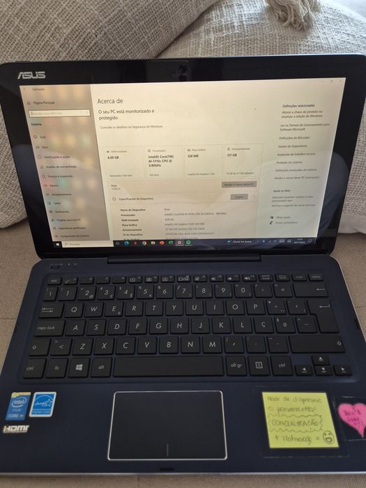 Portátil/ Tablet ASUS T300 chi + acessórios