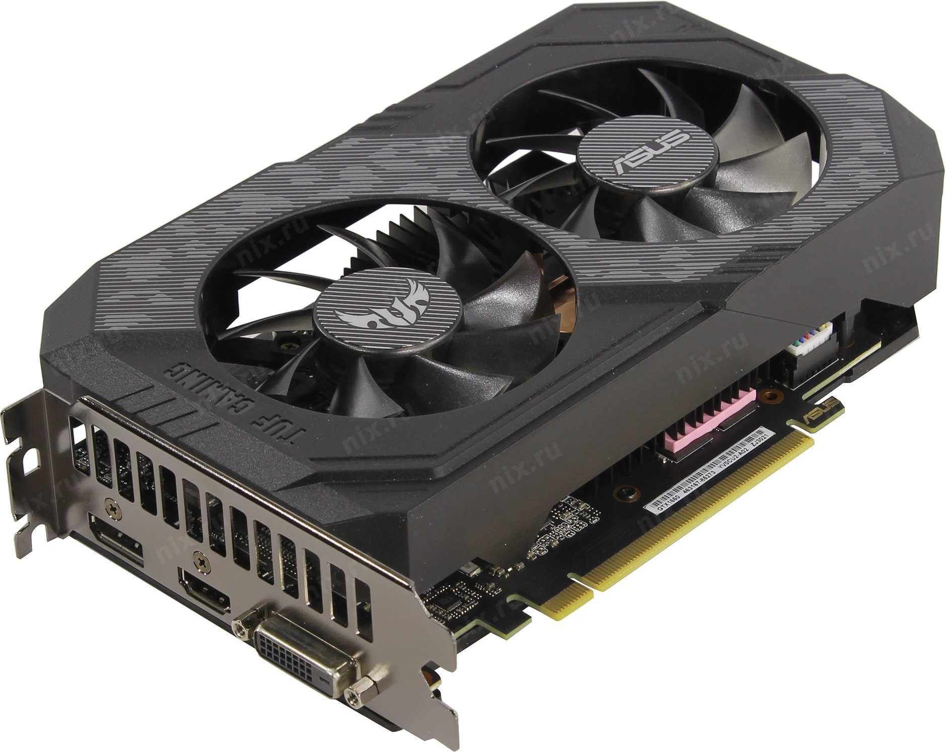 Asus PCI-Ex GeForce GTX 1660 TUF Gaming OC Edition 6GB GDDR5 (192bit)