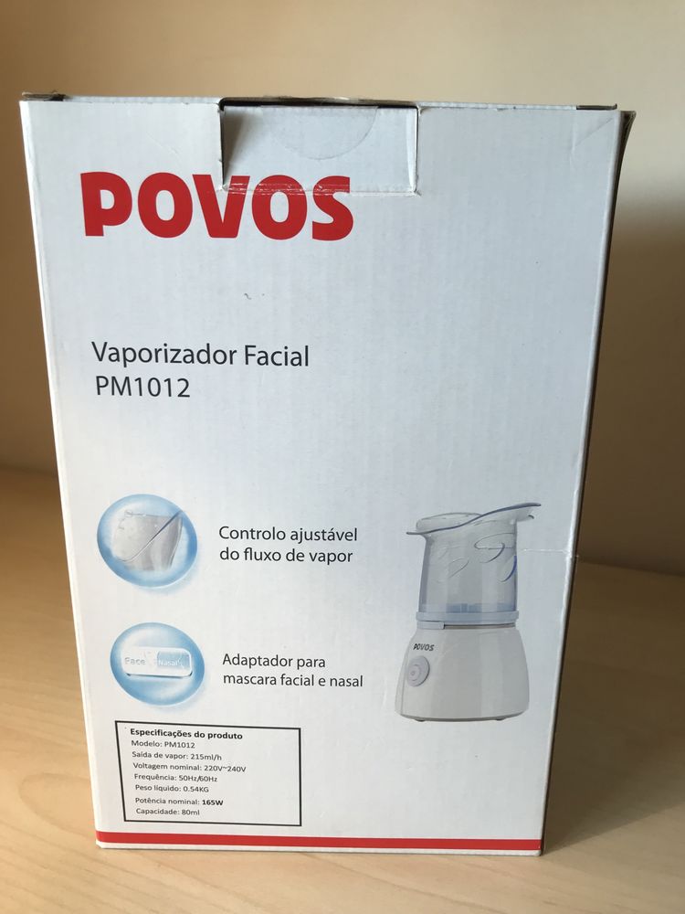 Vaporizador facial PM1012 POVOS - COMO NOVO