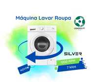 Máquina de Lavar Roupa 7kg - 1200rpm - Silver