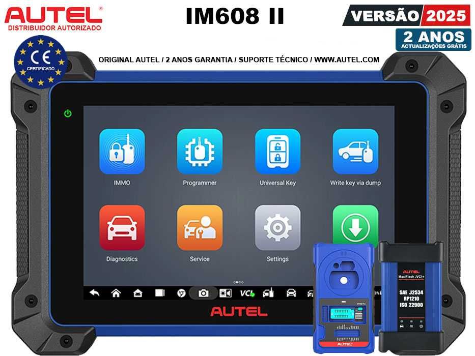 Autel IM608 II Máquina Diagnóstico OBD +Programação IMMO Chaves (NOVO)