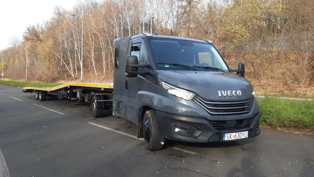 Iveco DAILY 35S  Ciągnik siodłowy z naczepą lawetową / dł.12,5m / B+E / dmc zestawu 7t