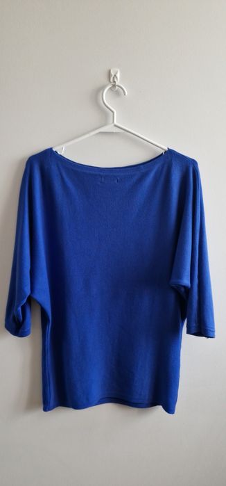 Bluzka nietoperz Reserved r.S/M kobaltowy chabrowy - stan bardzo dobry