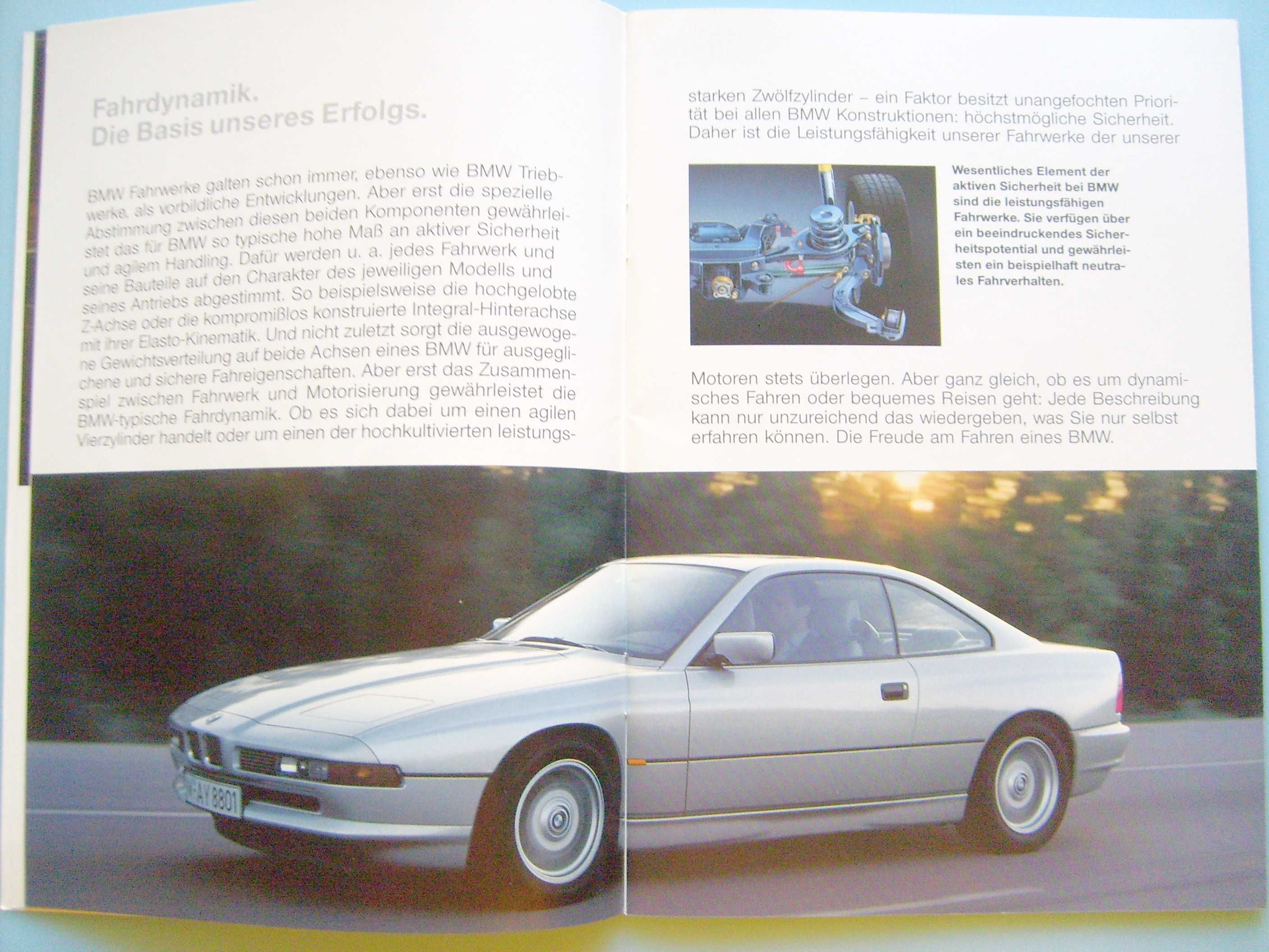 BMW 1994 / 3 E36, 5 E34, 7 E32, 8 E31  * katalog prospekt 46 str. BDB