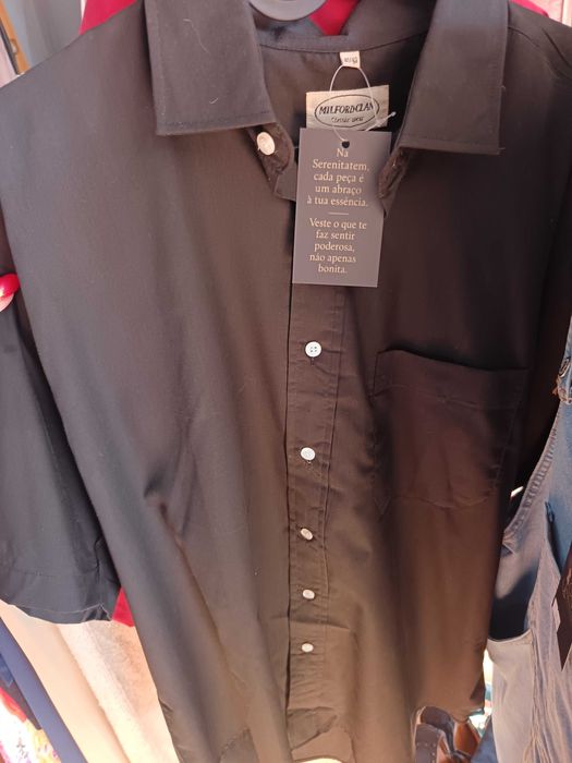 Camisas de homem tamanho grande