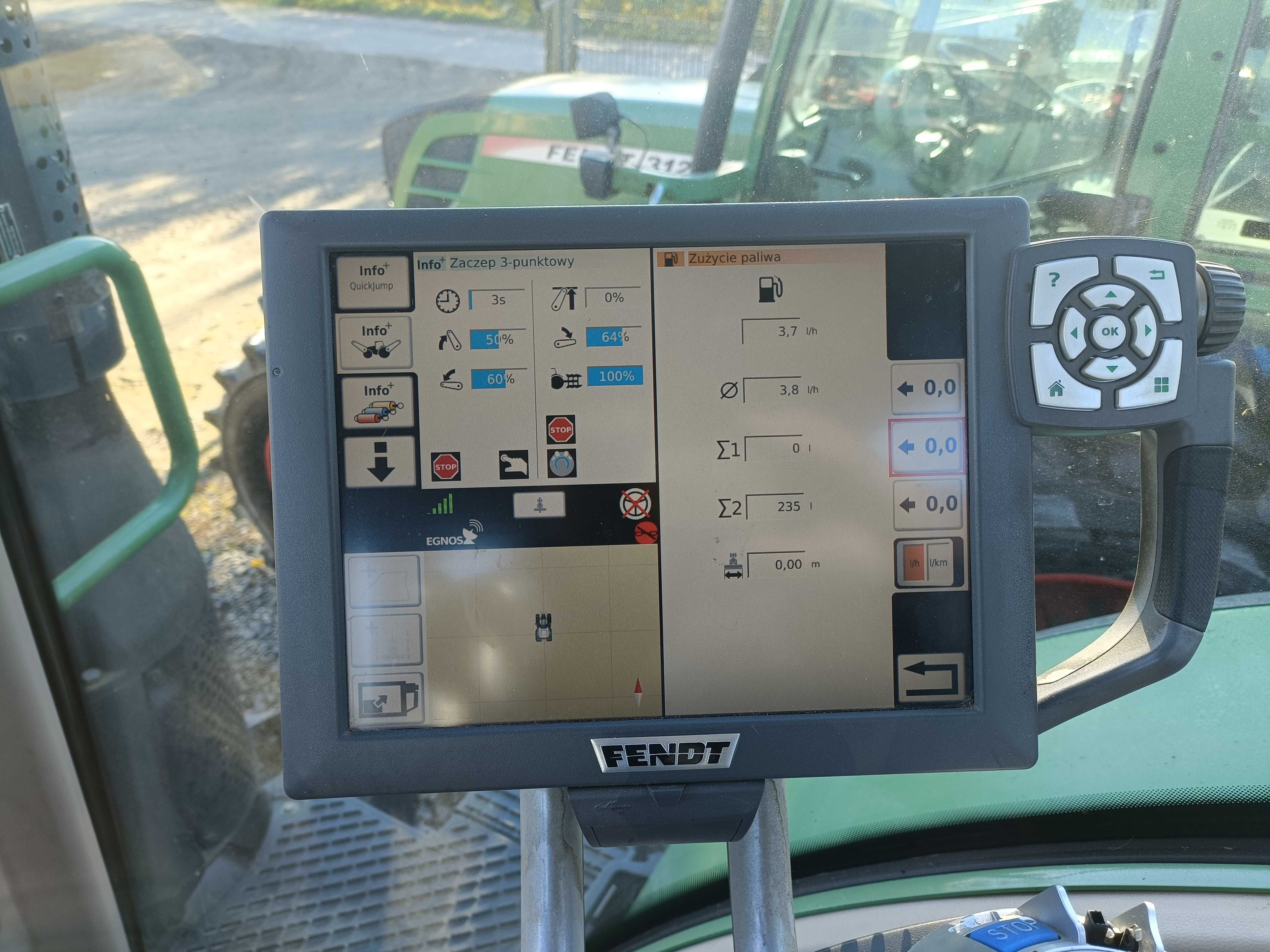 Fendt 724 scr Profi Plus GPS wom przód 720..722..824..826..820 john