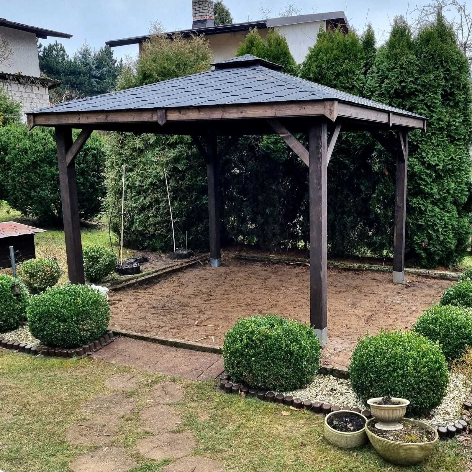 Altana ogrodowa MALTA 3x3, wiata, pergola, altanka, słupy 12x12