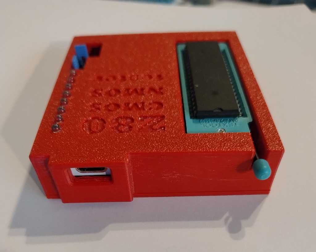 Tester do procesora Z80, wykrywa wersję CMOS albo NMOS