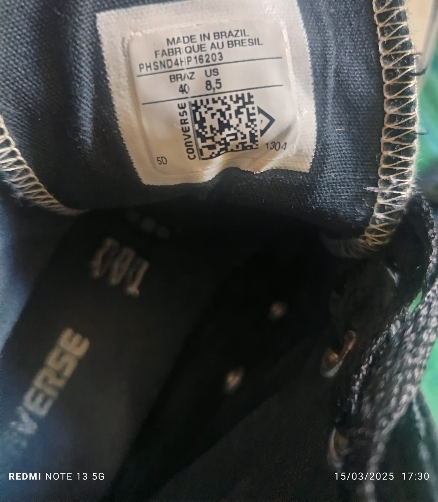 Converse em pele 40
