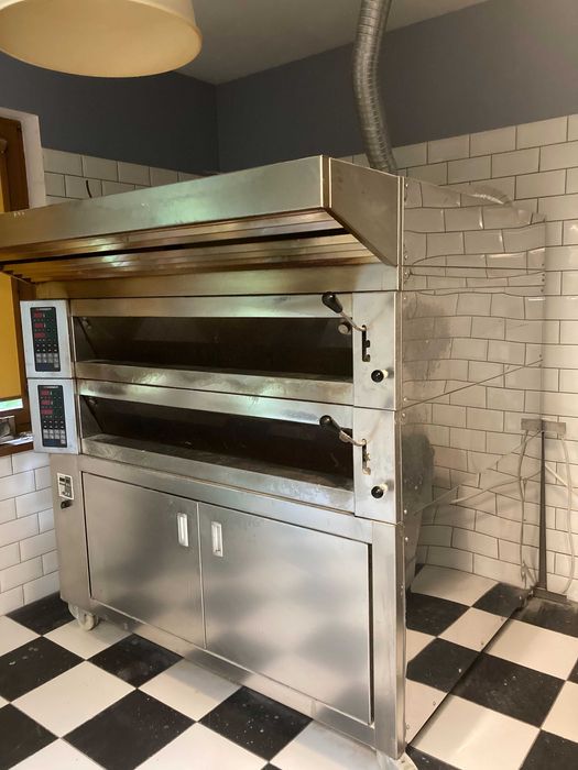 Piec piekarniczy Weber 2 poziomy + garownia + okap