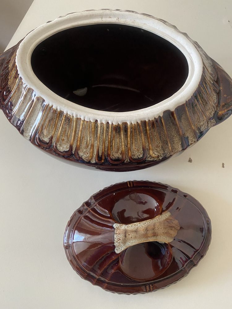 Керамический супник, утятница, чайник, кувшин,