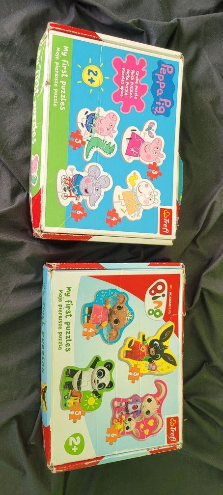 Puzzle dla dwulatka Peppa,Bing