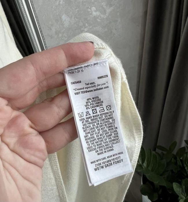 Нарядный свитер Ted Baker. Туника. Свитер-платье