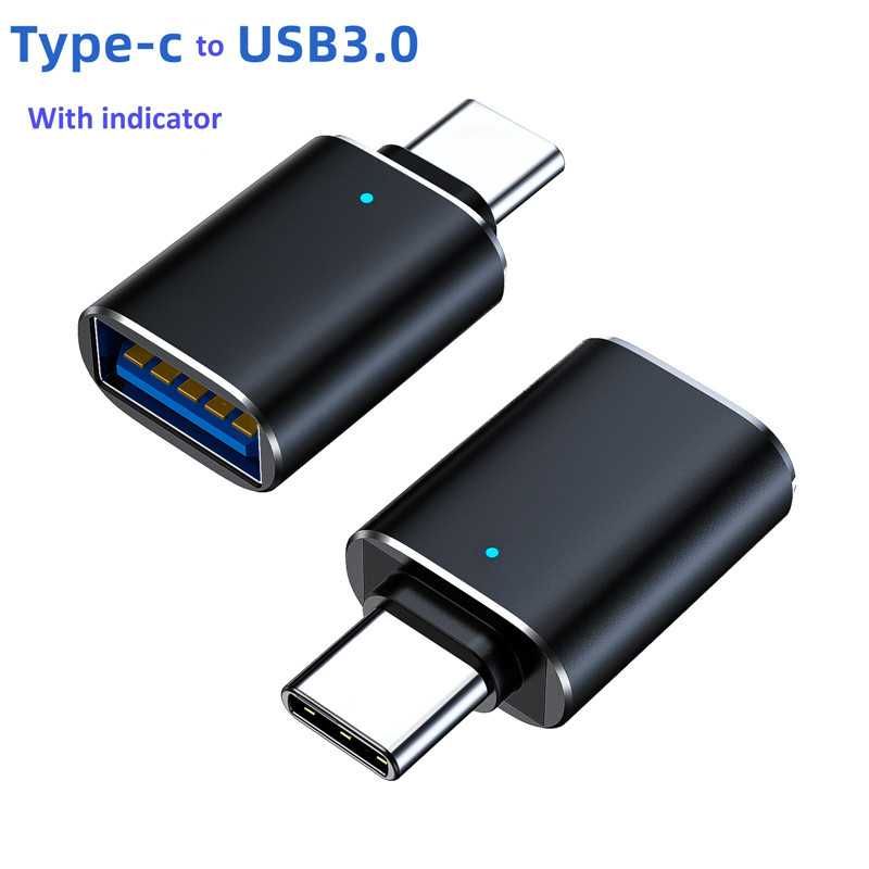 Адаптер OTG типа C к разъему USB3.0 с индикатором .