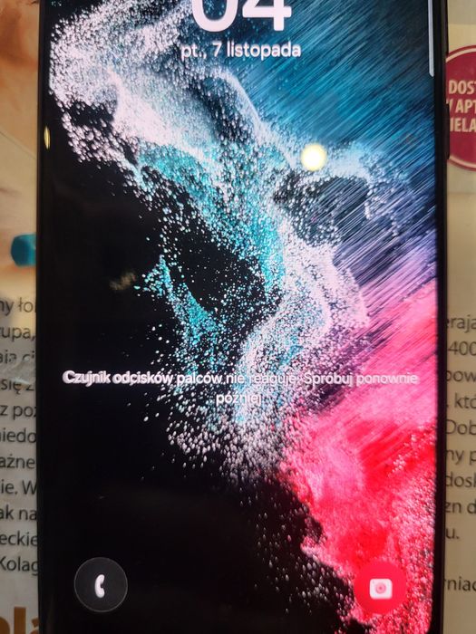 Wyswietlacz samsung s22 ultra.