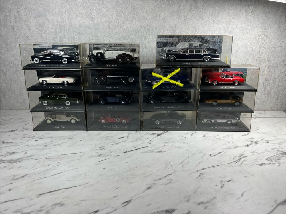 Mercedes colection 1:43 моделі машинки