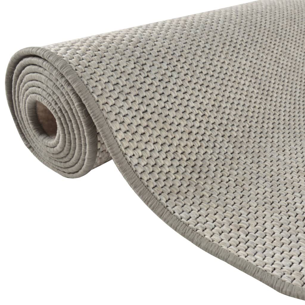 vidaXL Chodnik, stylizowany na sizal, taupe, 80x400 cm