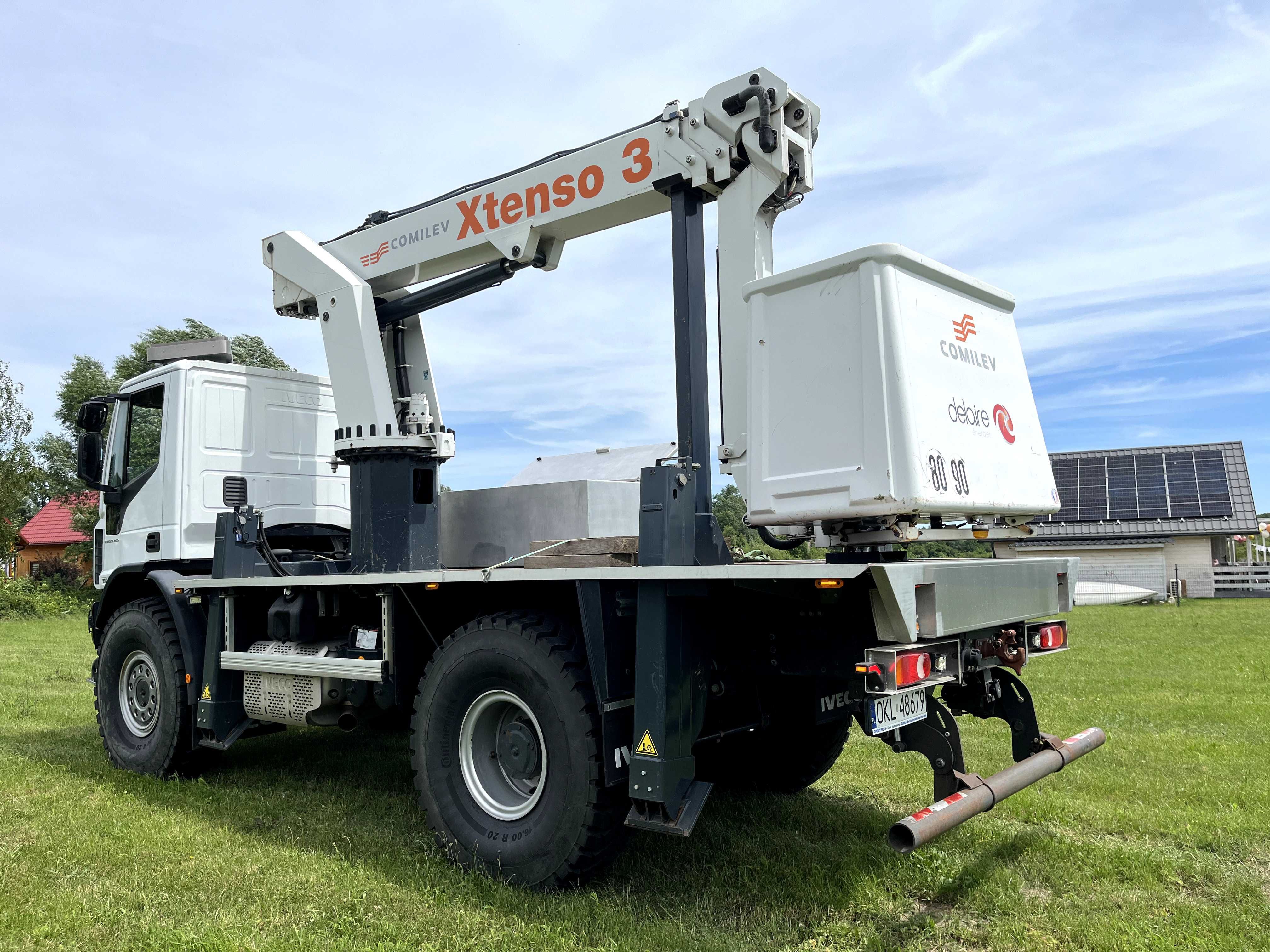 Podnośnik koszowy zwyżka 2015r IVECO EuroCargo 4x4 energetyka COMILEV