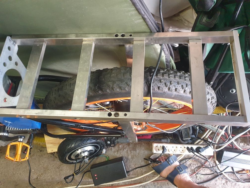 Электро bike Тормоза гидравлические, акумулятор новый шатуны различные