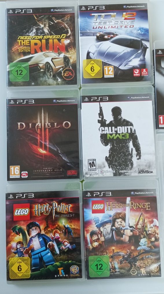 Sprzedam gry do PlayStation 3