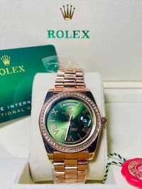 Promocja! Zegarek Rolex Oyster Perpetal Rose Gold Date!42mm AAA Zestaw