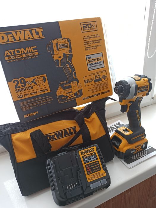 Імпакт Dewalt dcf 850 P1 комплект