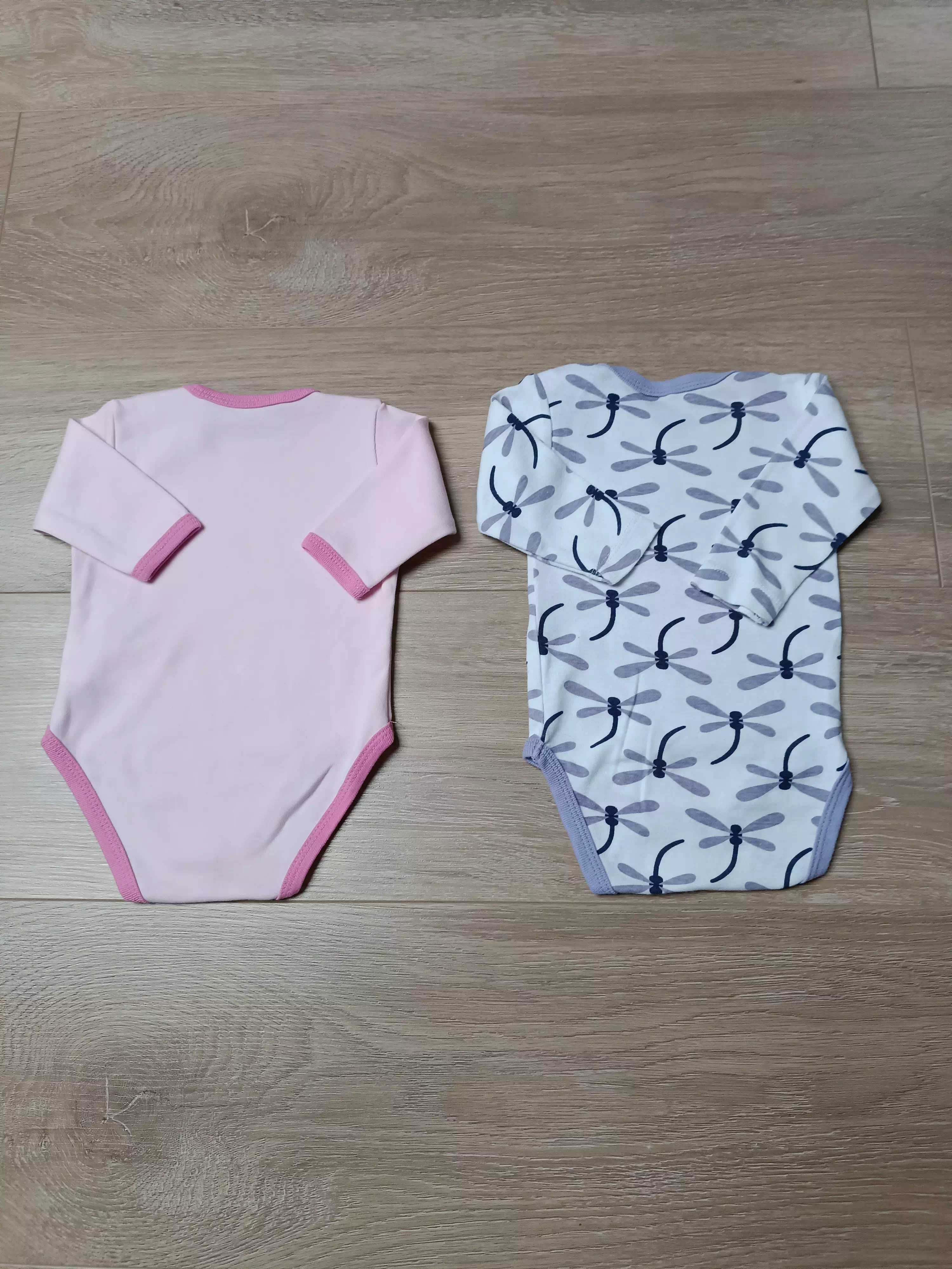 Body długi rękaw x2 wiśnie ważki 'Mads & Mette' 'Name it' 56