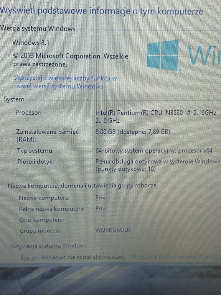 HP Pavilion X360 sprawny