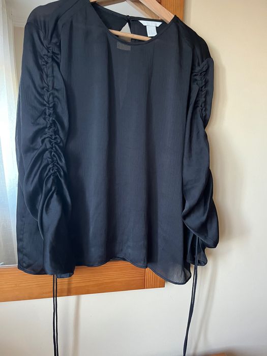 Blusa sra transparente