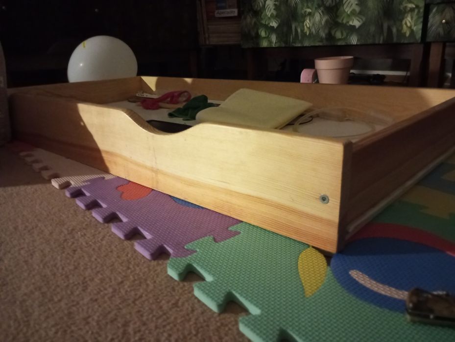 Szuflada do łóżeczka drewniana