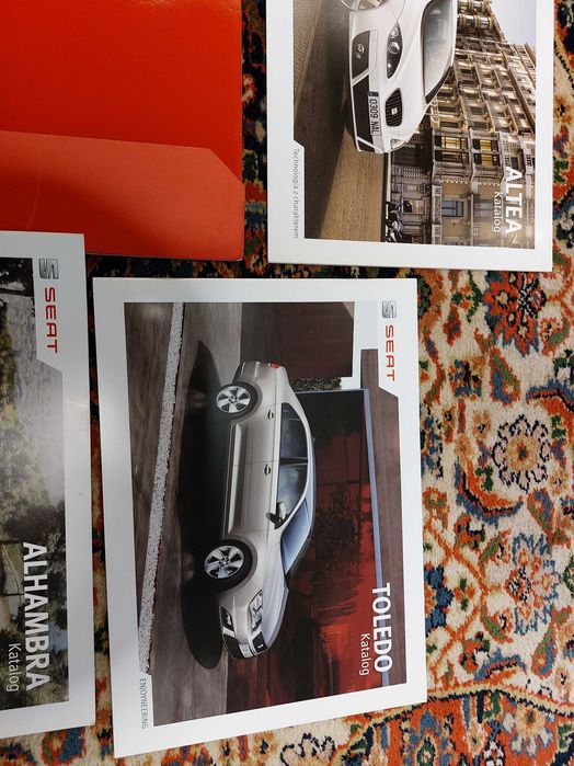 Seat Altea Toledo Alhambra prospekty ZESTAW prospekt