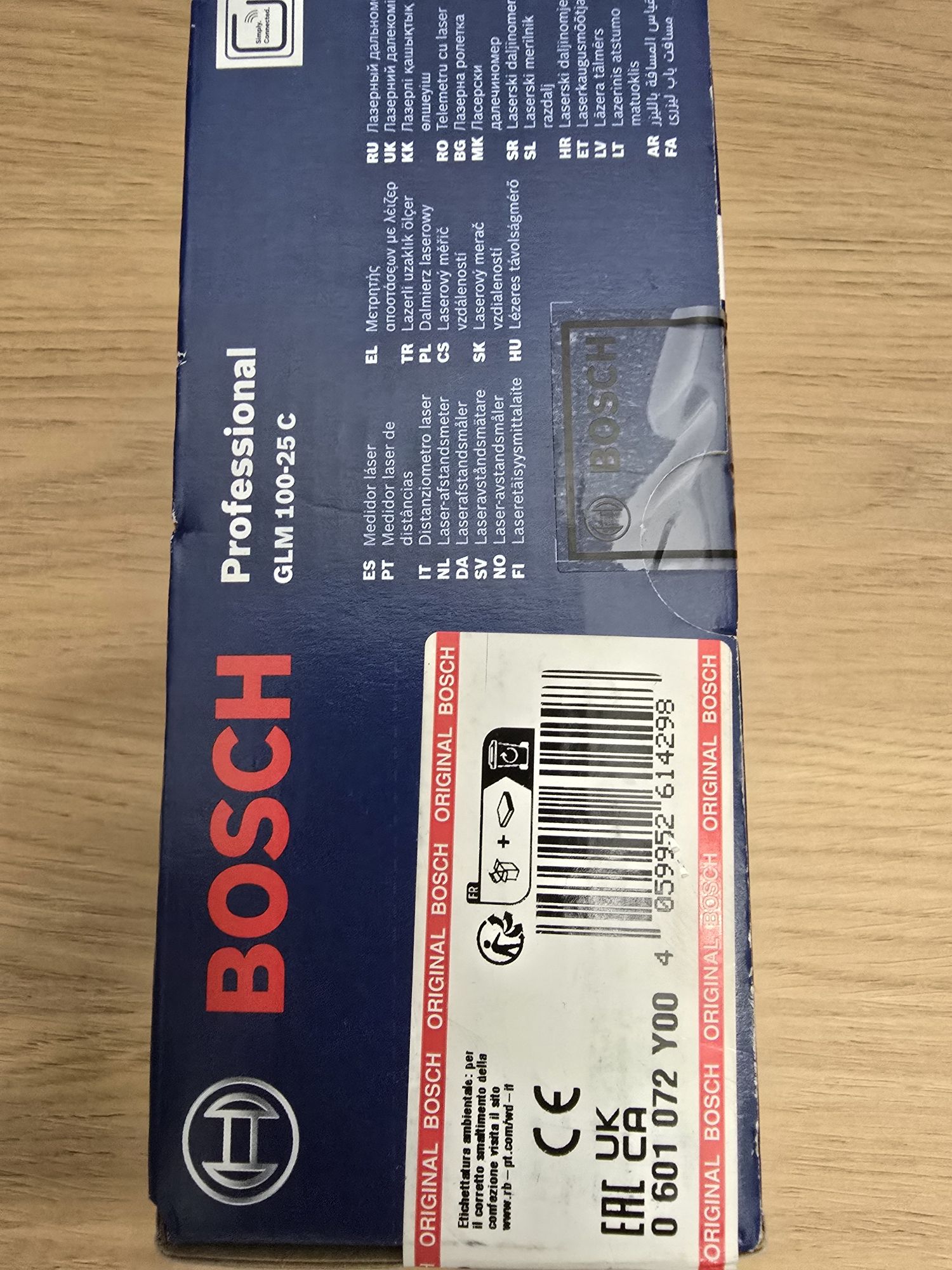 Bosch professional GLM 100-25c laser NOVO